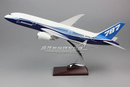 43CM 1:130 DREAM LINER BOEING 787 N787BX Passenger Airplane Resin Aircraft Model