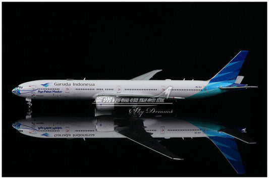 1:400 JC Wings Garuda Indonesia BOEING 777-300ER Passenger Plane Diecast Model