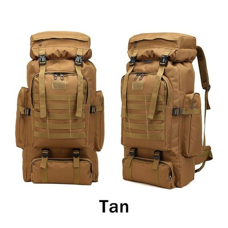 80L Backpack Army Hiking Camping Backpack Travel Outdoor Sports Climbing Bag