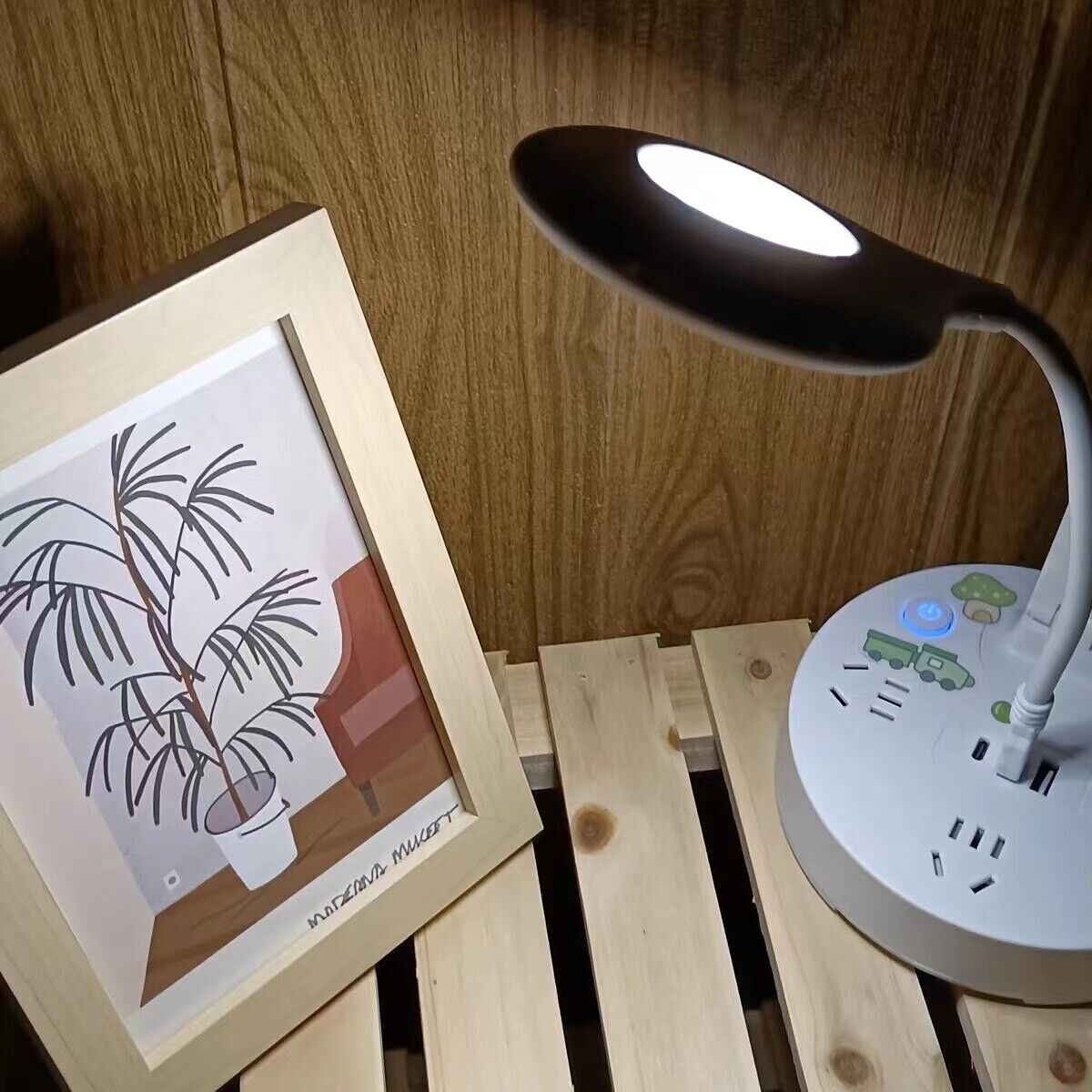 Voice Control Flexible Night Lamp USB Smart Activated LED Light Multiuse House