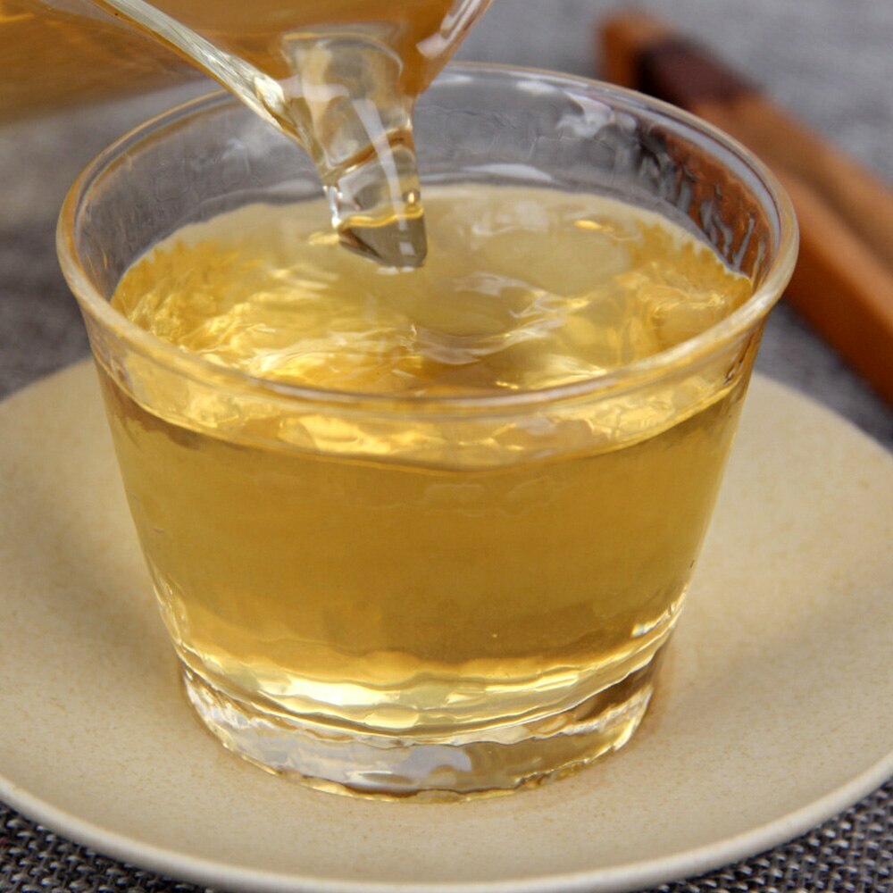 Top Tea Nannuo Mountain Ancient Tree Raw Puer Pure Material Shen Puerh Tea 357g