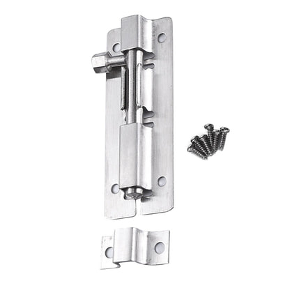 2/3/4/5" Stainless Door Latch Sliding Bolt Latch Hasp Staple Gate Safety Lock