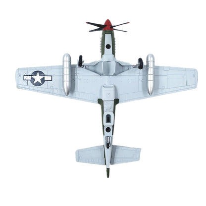 1/72 Scale US P51 Mustang Fighter Alloy Aircraft model with Display Stand t
