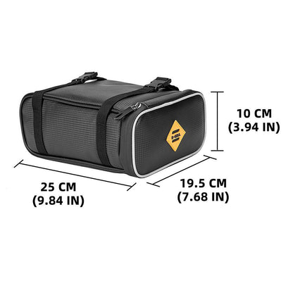 Electric Bicycle Carrier Trunk Pannier Rack Bag Large Capacity Electric Bicycle