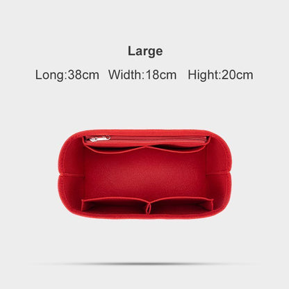 Make up Organizer Felt Cloth Handbag Storage Insert Bag Traveling Cosmetic Bags