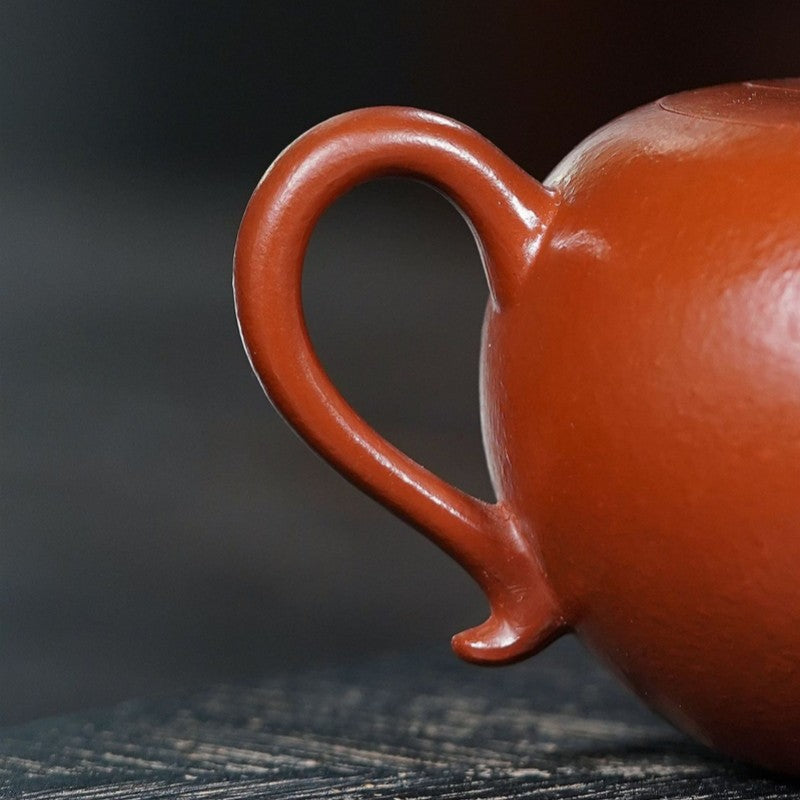 Handmade Carve Real Yixing Zisha Zhu Clay Tea Pot Original Ore Kungfu Master Pot