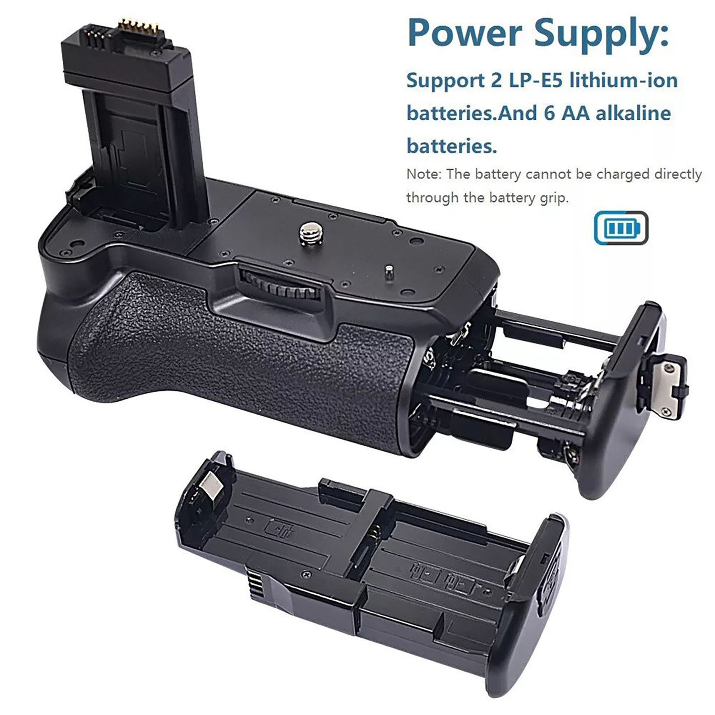 BG-E5 Vertical Battery Grip Holder Parts For Canon EOS 450D 500D 1000D Camera