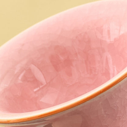 100ml Chinese Tea Cup Crackle Glaze Porcelain Cup Ruyao Craft Kungfu Tea Cup New