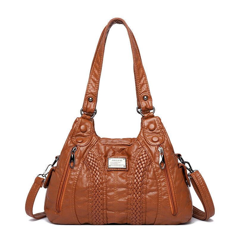 Women's Ladies Casual Tote Purses Handbags Cross Body Shoulder Soft Bag