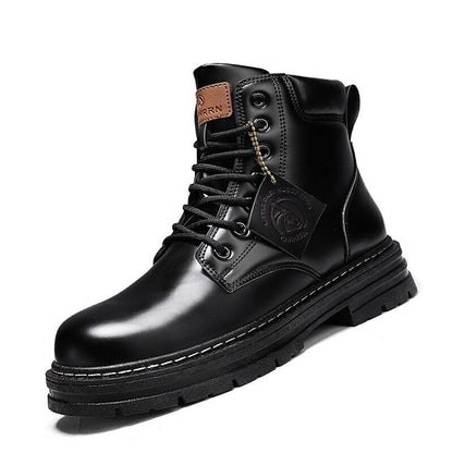 Boots Men Leather Snow Boots Man Shoes Outdoor Ankle Boots Men's Sneakers