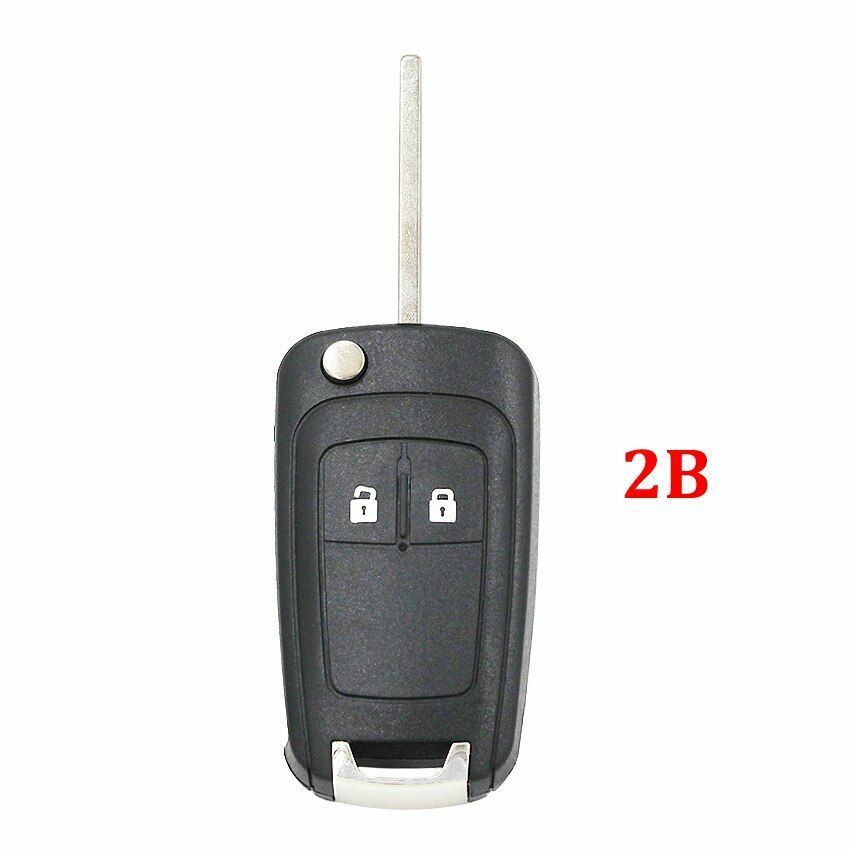 Flip Remote Key Shell Case Fob for Opel 2/3/4/5 Button Astra J Mokka Insignia 1x