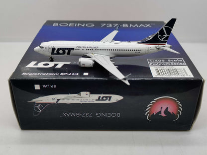 1:400 Phoenix LOT BOEING B737-8MAX Airplane Diecast Aircraft Plane Model