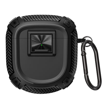 Black Shockproof Case Cover w/ Clip For Bose QuietComfort Earbuds II/Ultra qq