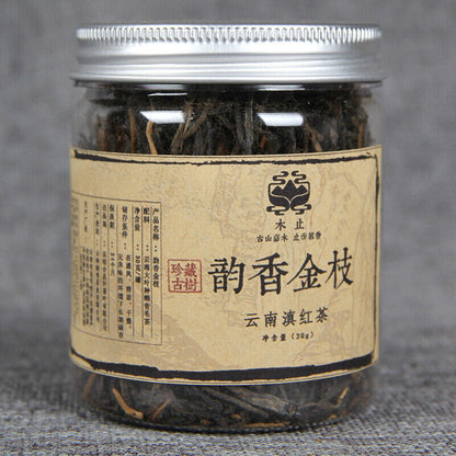 30g Yunnan Fengqing Dian Hong Tea Kung Fu Black Tea Small Can Black Tea 1.1 Oz