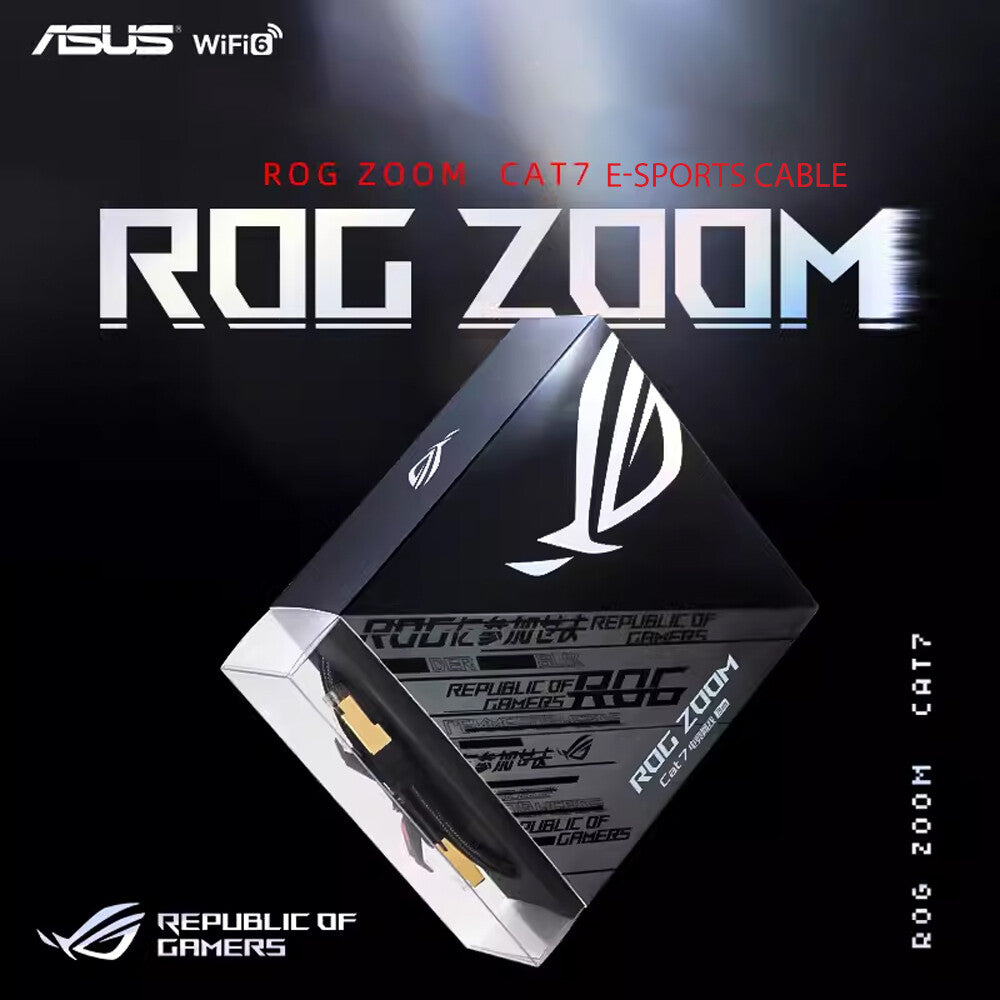 600MHz ASUS ROG Cat7 10GB Transfer Rates Ethernet LAN Network Cable 1.5/3m