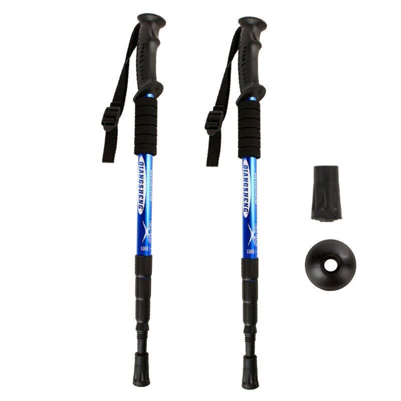 Outdoor Hiking Walking Stick Camping Telescopic Aluminum Alloy Trekking Poles