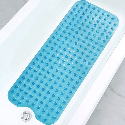 Bathtub Mats PVC Large Bathroom Safety Shower Non-Slip Suction Cups Pad 40x100cm