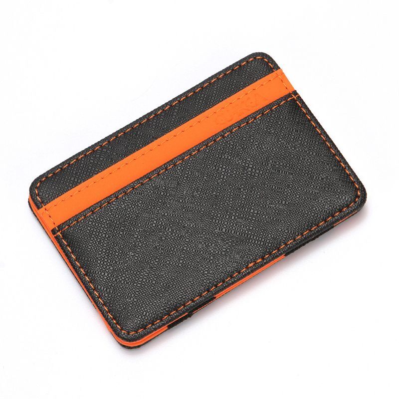 Ultra Thin Synthetic Leather Magic Wallets Mini Small Coin Purses Case Pouch Bag