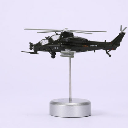 1/100 Chinese Armed WZ-10 Helicopter Model Military Plane Collection Souvenir G