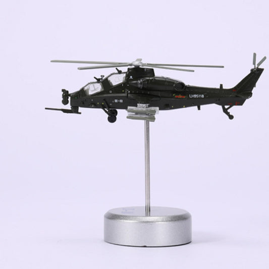 1/100 Chinese Armed WZ-10 Helicopter Model Military Plane Collection Souvenir G