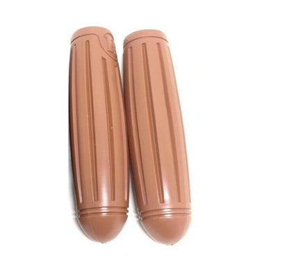 Retro Vintage Bike Grips 11-12cm Rubber Comfortable Non-Slip Bicycle Handlebars