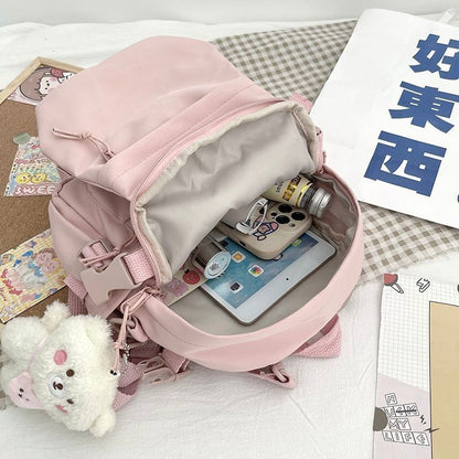 Multi-Function Small Backpack Traveling School Bags Mini Shoulder Bag 22*7*26 CM
