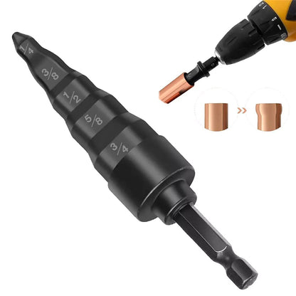 AC Air Conditioner Copper Pipe Tube Expander Swaging Tool Kit Drill Bit Flaring