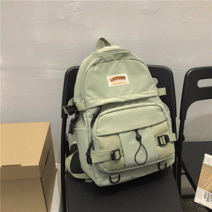 Waterproof Nylon Backpack Schoolbag Travel Backpack Large 30*13*44 CM Polyester