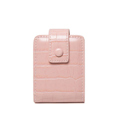 Lipstick Cosmetic Bag Mirror Travel Makeup Bag Toiletry Organizer Pouch Storage