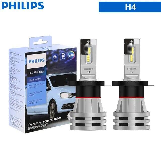 2pcs Philips Ultinon Pro3101 H1 H3 H4 H7 H11 HB3 HB4 HIR2 LED Car Headlight Kit