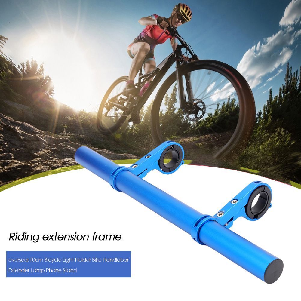 Bike Headlight Mount Bar Aluminum Alloy Bike Space Extension Mount Lightweight