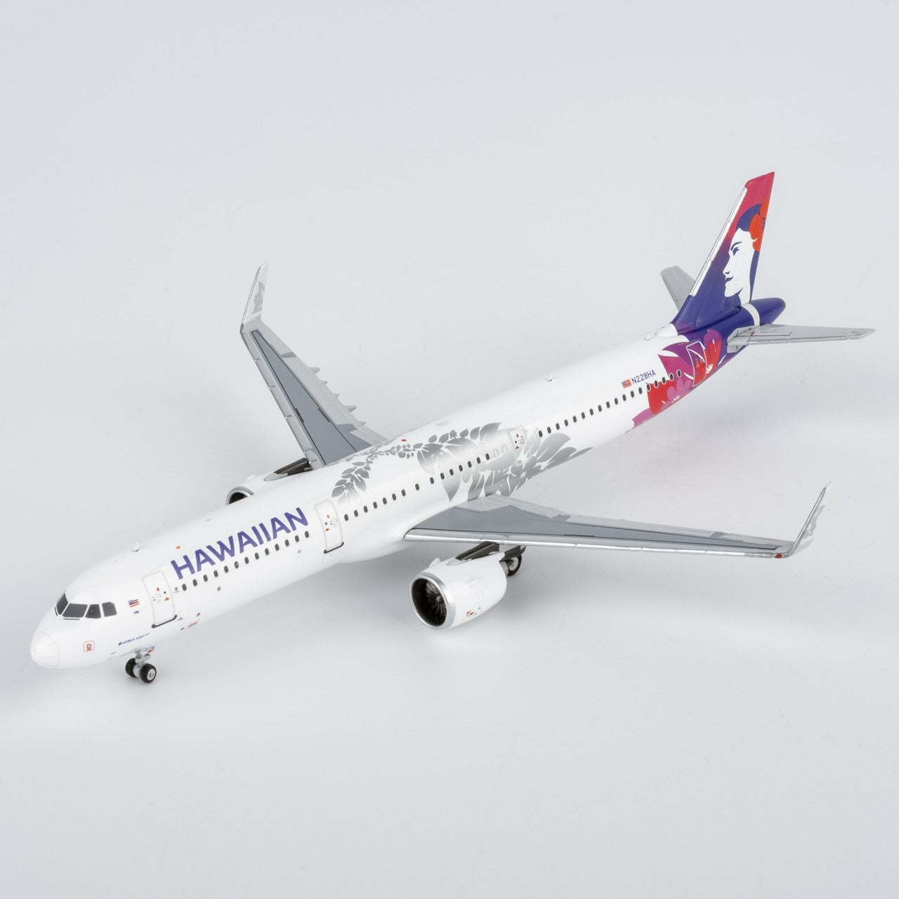 1:400 NGmodels Hawaiian Airlines Airbus A321neo Airplane Diecast Plane Model
