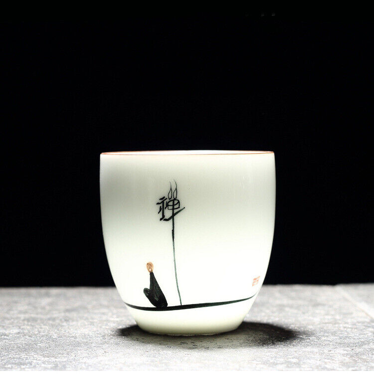 China Cup Under Glaze Porcelain Master Cup 150ml Ceramic Kungfu Cup Tea Tea New