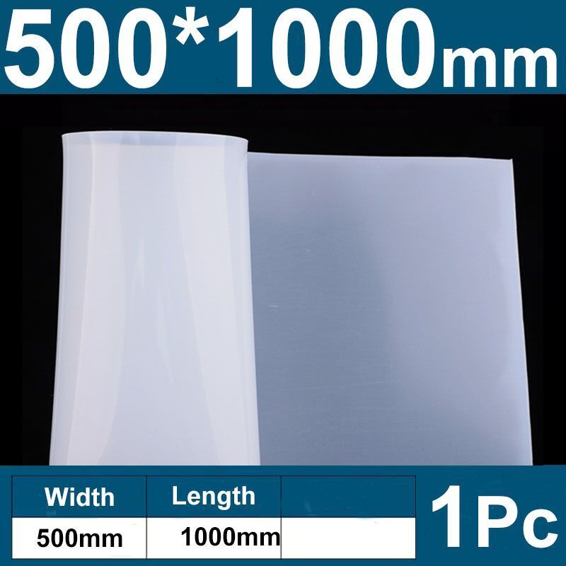 Rubber Sheet Translucent Silicone Transparent Tear Resistance Mat Home DIY Craft