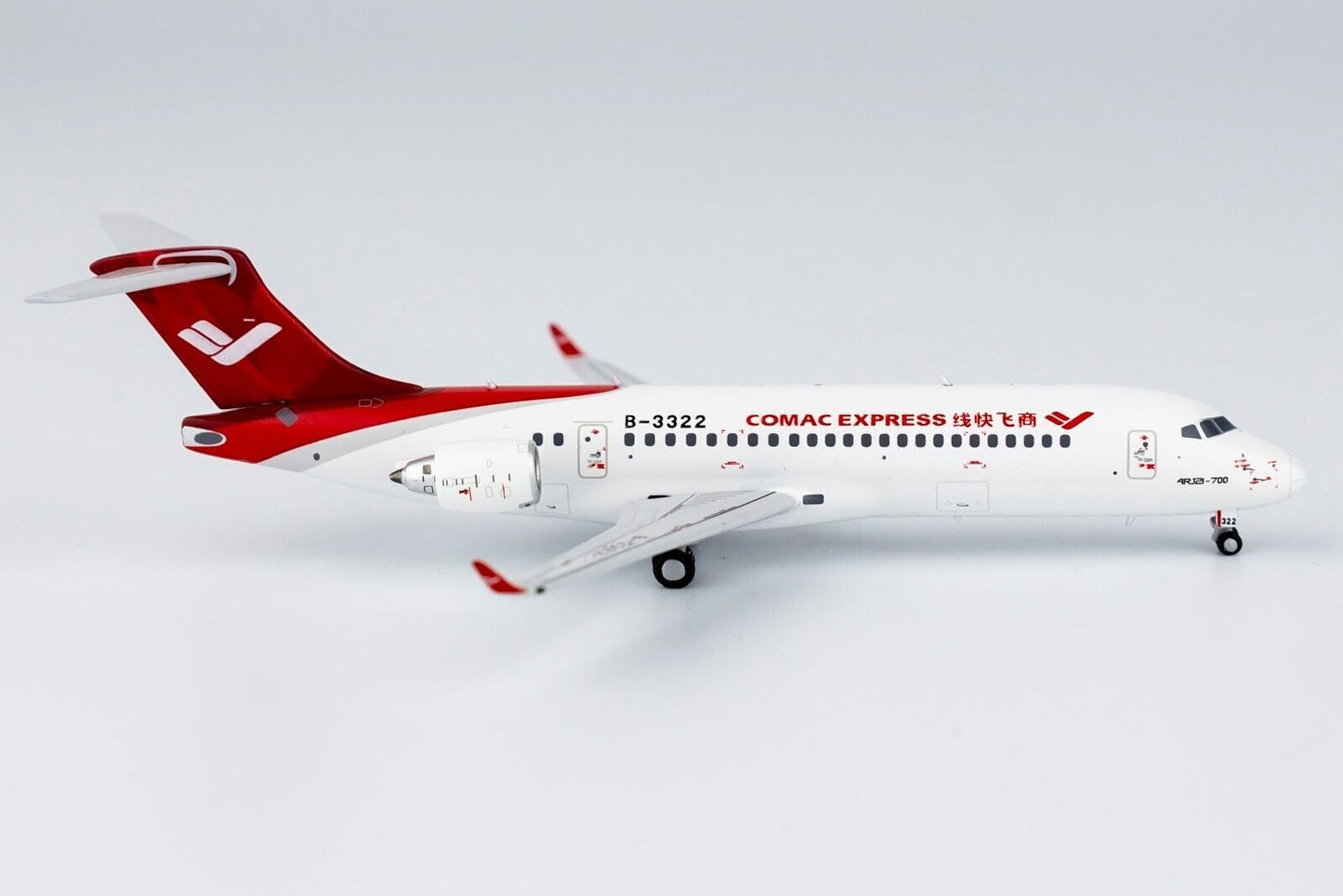 1:400 NG Model COMAC Express Comac ARJ21-700 Passenger Airplane Diecast Model