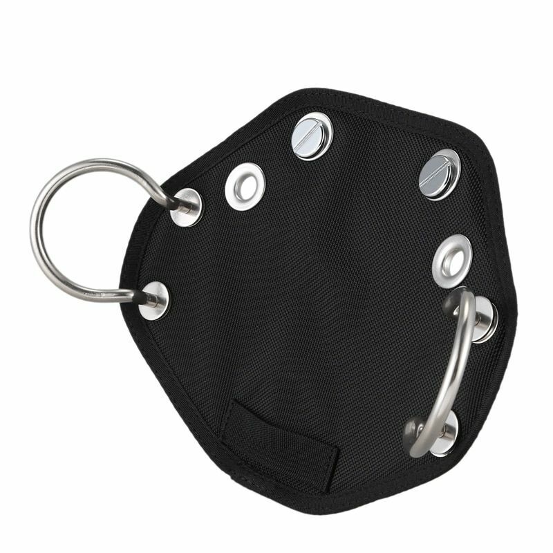 Scuba Diving Sidemount Buttplate BCD Accessories Hanging Board Bolts Nylon Black