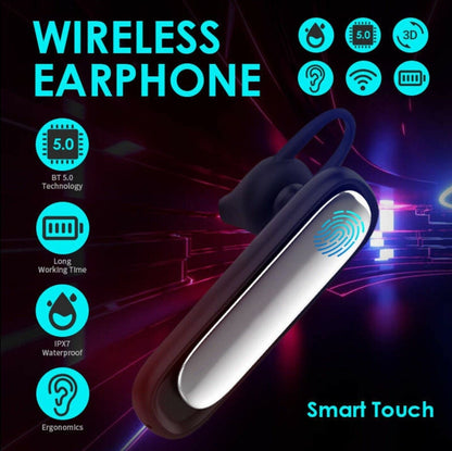 Bluetooth Headset Wireless in-ear Stereo Headphones Audifono Auriculares Single