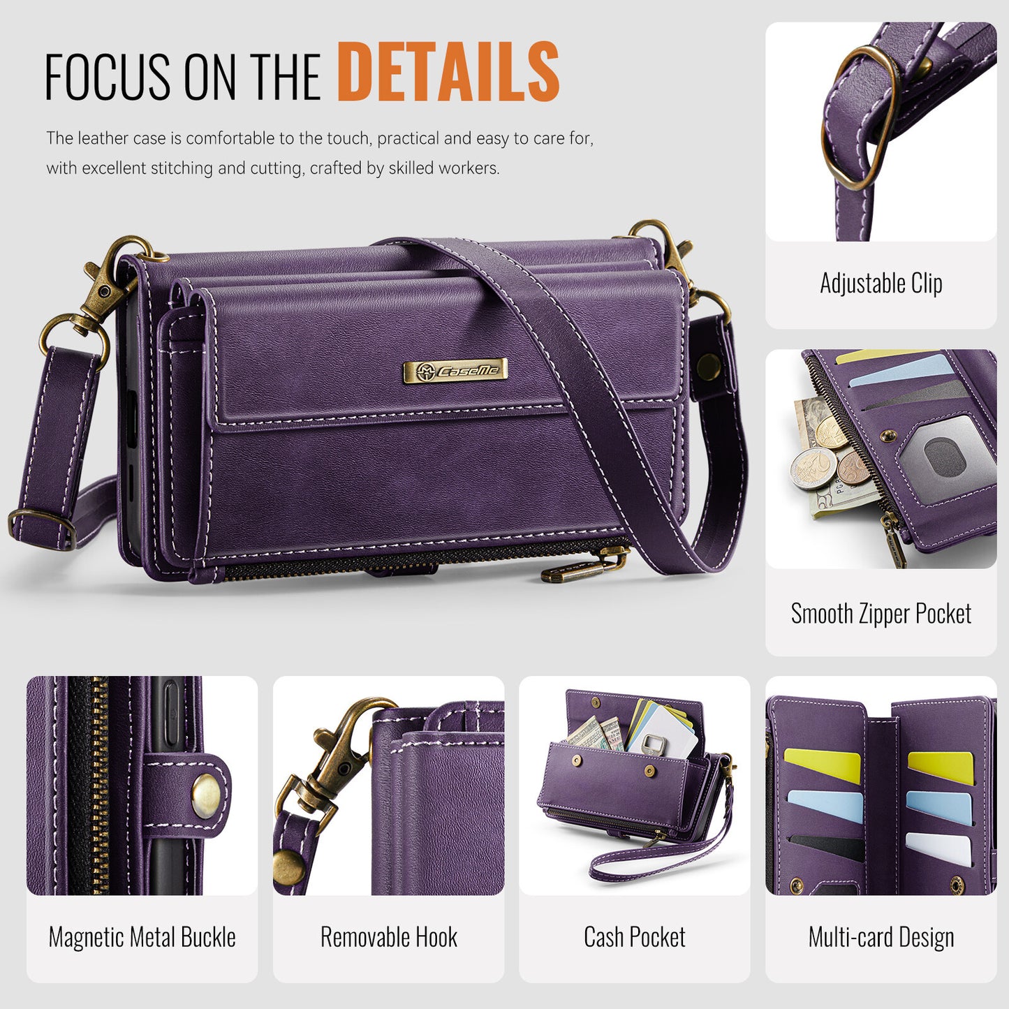 For Samsung Galaxy S25 Ultra Plus Wallet Case, Card Holder Kickstand Flip Cover