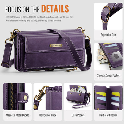 For Samsung Galaxy S25 Ultra Plus Wallet Case, Card Holder Kickstand Flip Cover