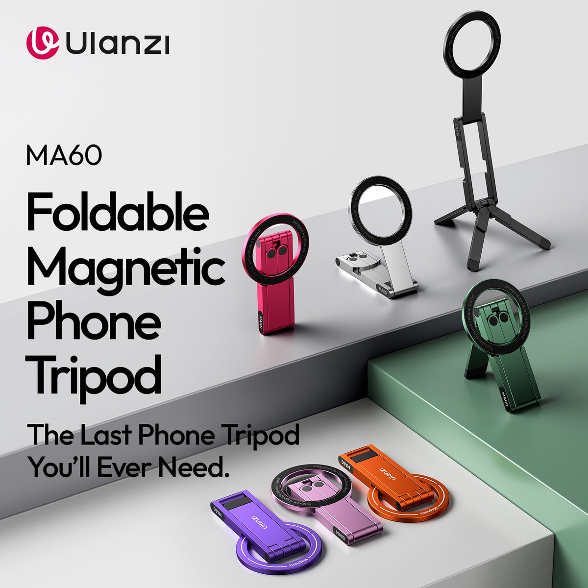 Ulanzi MA60 Magnetic Tripod for iPhone＆Android new in box