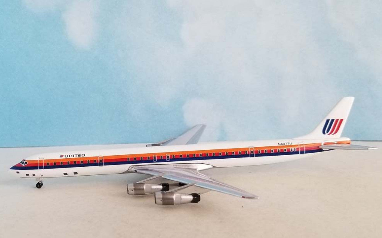 1:400 AeroClassics UNITED Douglas DC-8-61 Passenger Plane Diecast Aircraft Model