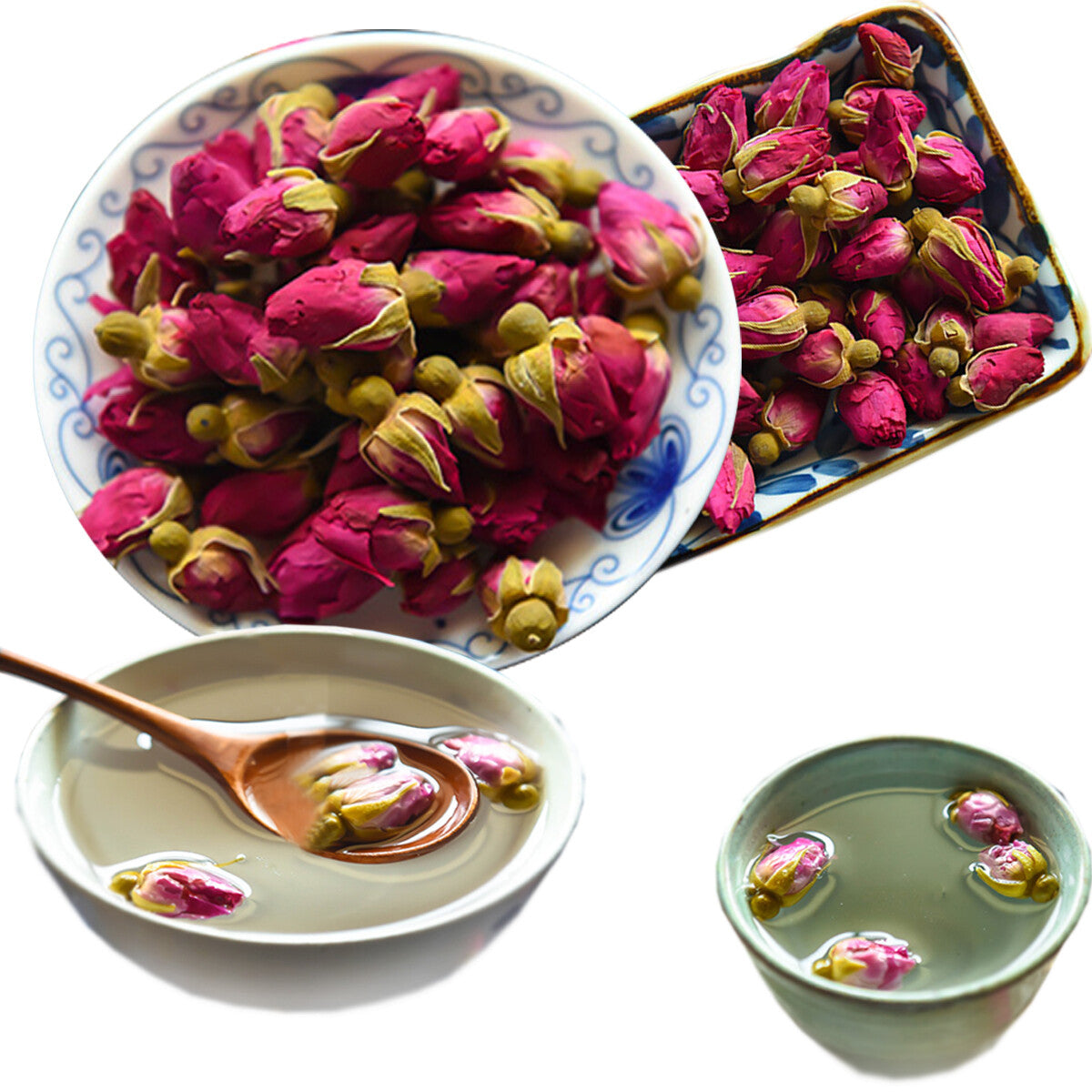 Organic Dried Rose Bud Tea High Quality Flower Tea Bulk Chinese Tea Herbal Tea