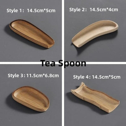 Natural Bamboo Tea Spoon Tea Needle Tea Ceremony Set|Bamboo Tea Accessories
