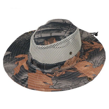 Summer Bucket Boonie Hat Fishing Sun Brim Cool Mesh Top Garden Outdoor Cap Hats