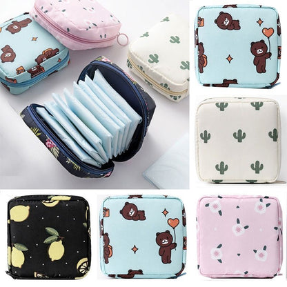 Small Cosmetic Bag Set Zipper Makeup Lipstick Bags Travel Coin Organizer Pouch