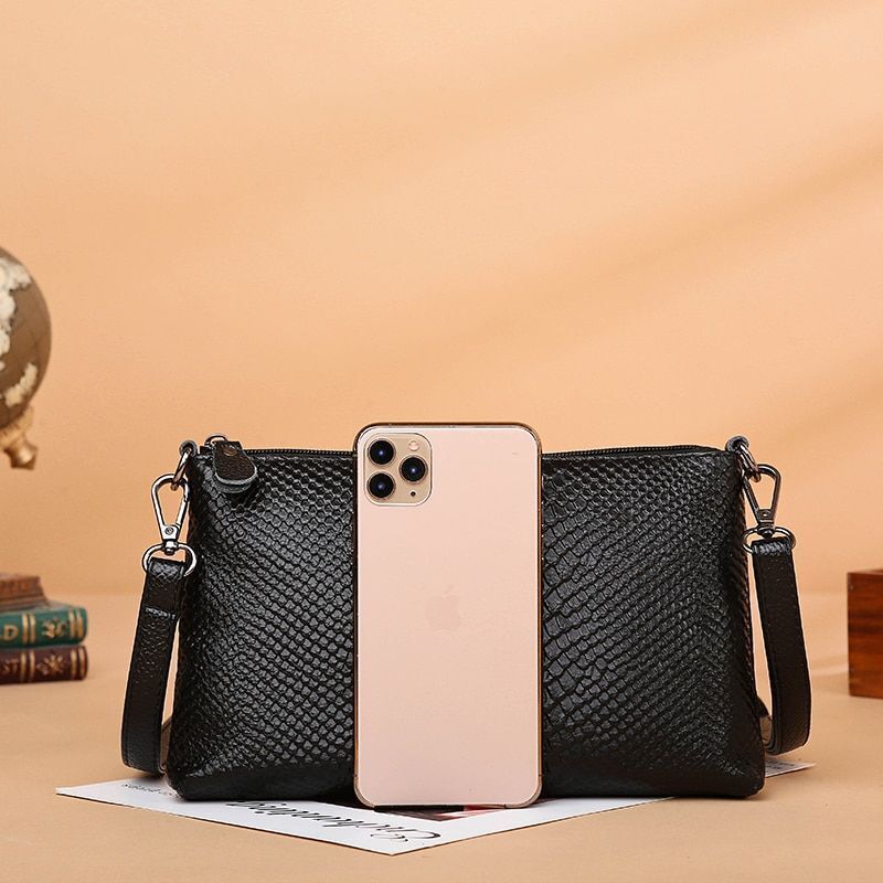 Cowhide Genuine Leather Bag Travel Handbag Totes Cute Shoulder Purse Polyester