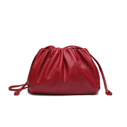 Polyester Pouch Dumpling Cross body Bag Cloud Handbag Soft Clutch Shoulder Purse