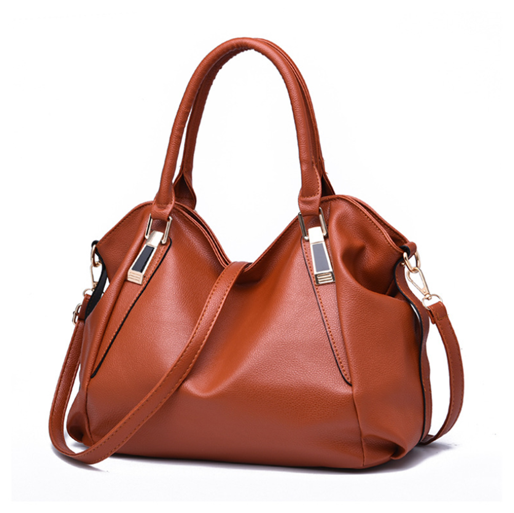 Women Fashion Faux Leather Handbags Tote Shoulder Bag Messenger Crossbody Purse