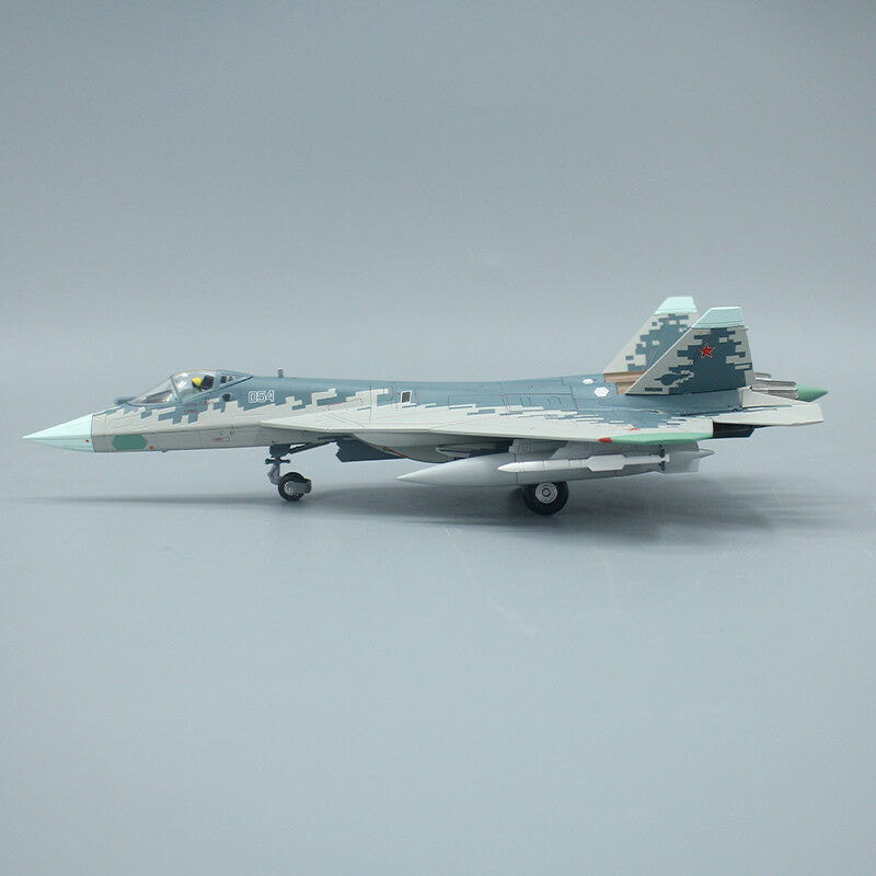 1:72 28CM Terebo SU-57 Stealth Fighter Airplane Diecast Military Aircraft Model