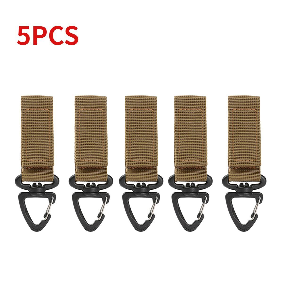 Outdoor Tactical Gloves Hooks Triangle Backpack Hanging Buckle Nylon Keychain